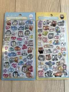 【正規品】ボンボンドロップシール　あくありうむ　あにまる　2種セット　イオン限定