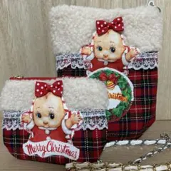 ころりんショルダー＆ポーチ　コヤンイサムチョン☆クリスマスキューピーちゃん☆