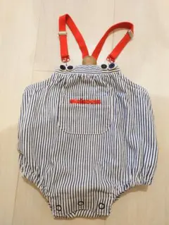 ミキハウス　MIKIHOUSE　だるまオール　オーバーオール　レトロ