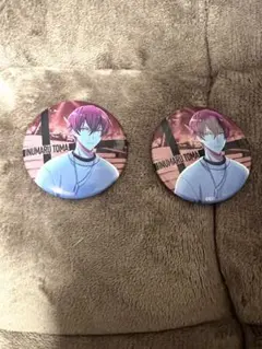 アイナナ　狗丸トウマ　缶バッジ　4周年　2個　ZOOL