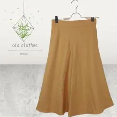 b0314 ロペピクニック 【M】マスタード フレアスカート オトナ女子