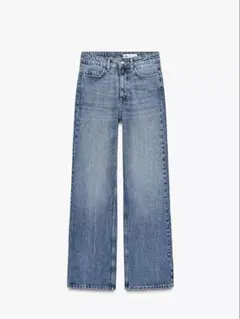 ZARA ハイウエストフルレングスジーンズ　EU36