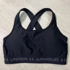 UNDER ARMOUR ブラックスポーツブラ LG