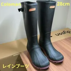 超美品★Coleman レインブーツ　黒　28cm