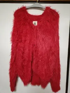 R by Té chichi シャギーニット レッド