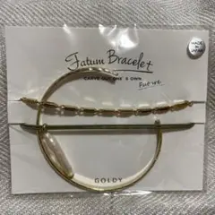 ３連ブレスレット　淡水パール付