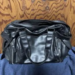 ビジネスバッグ 黒 合成皮革