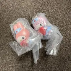 マイメロディ ピアノ マスコット ナーススイング 2点セット ガチャ