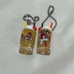 レトログラスミニチュアチャーム　2点セット