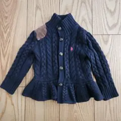 ラルフローレン　カーディガン　アウター　ペプラム　90