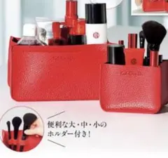 江原道 KohGenDo Wコスメ コンテナ赤 レッド ポーチのサムネイル