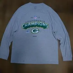 ReebokグリーンベイパッカーズGreen Bay Packers長袖Tシャツ