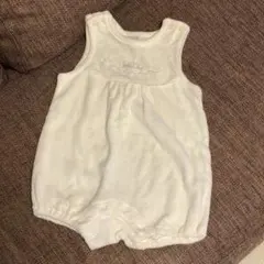 新品未使用！　baby dior ベビーディオール　ロンパース　入園式　結婚式 BABY DIOR ベビー ディオール 半袖ショートオール[CD-0230WHT