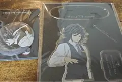 鬼滅の刃　モクテルバー バストアップアクリルスタンド 缶バッジ　冨岡義勇