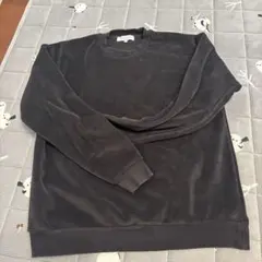 黒　クルーネック スウェット