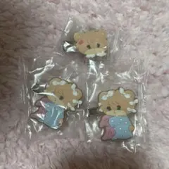 mikko フロッキーヘアクリップ 3個セット