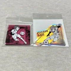 ブルーロック展　ブルロ展　糸師冴　アクリルブロック　ステッカー