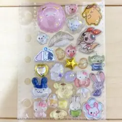 27枚入り　ボンボンドロップシール　おすそ分け　たまごっち　和柄　ディズニー