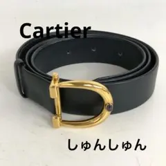 Cartier カルティエ Dバックル レザーベルト 黒 レディース ブランド