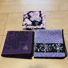 ANNA SUI ハンカチ タオル 3枚セット