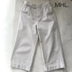 MHL.MARGARET HOWELL 　コットンドリル　ワイドパンツ　１　春