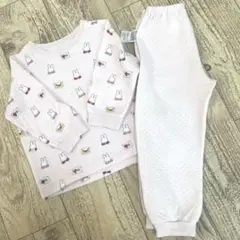 ミッフィー　ユニクロ長袖キルトパジャマ100