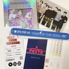 【公式グッズ3点おまけ付】BTS 公式チケット風カード3点セット