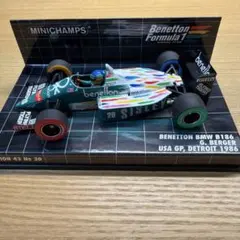 ミニチャンプス　F1 ベネトン　B186 ベルガー　デトロイトGPのサムネイル