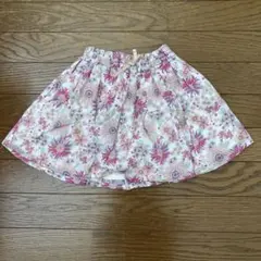 petit main 花柄スカート 110