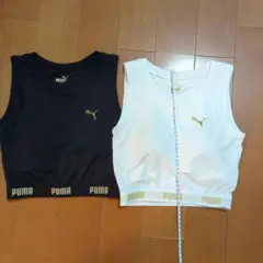 プーマ、ショートタンクトップ2枚