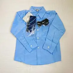 【匿名配送】[Bienzoe] ボーイズ 長袖 シャツ ボタン