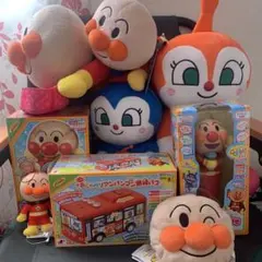 アンパンマン☆ぬいぐるみ おもちゃ 9点セットお値下げ