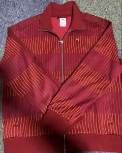 PUMA ストライプジャージ 赤