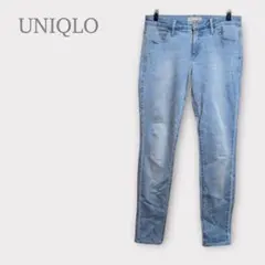 【UNIQLO ユニクロ】ウルトラストレッチジーンズ　スキニーデニム　26