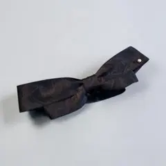 【バナナクリップ】ブラックリボン　ハンドメイド