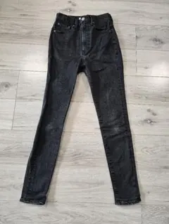 moussy HW Rebirth BLACK SKINNY