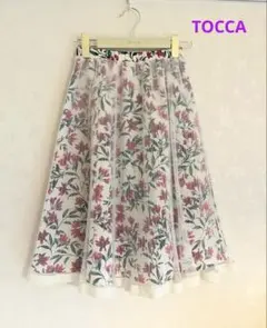 〈TOCCA〉フローラチュールスカート　オンワード　トッカのサムネイル