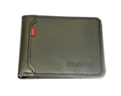 二つ折り財布　メンズ ブラック