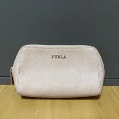 FURLA ピンク ポーチ　保存袋付き