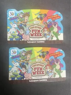 トイストーリー　ステッカー　2枚セット