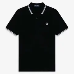 新品XL】FRED PERRYフレッドペリー ポロシャツ 半袖 刺繍ロゴ 夏物