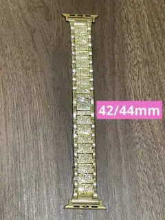 Apple Watch バンド ゴールド 42/44mm 腕時計用工具付き