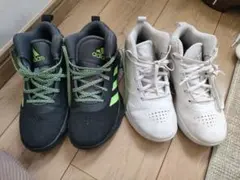 adidas バスケットボールシューズ 2足　21.5cm/22cm