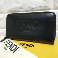 ⭐️新品未使用⭐️ FENDI FF総柄 ズッカ柄 マネークリップ 財布