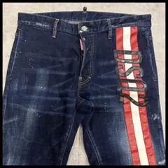 DSQUARED2 Cool Guy Jean ロゴライン ペイント加工 50