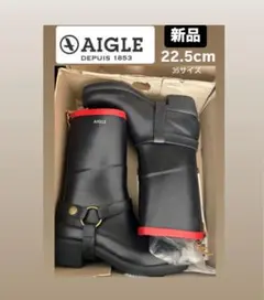 値下げ！AIGLE エーグルレインブーツ/22.5cm/ミスジュリー