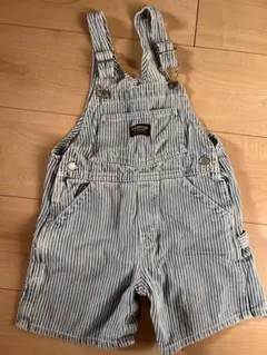 ストライプ コットンオーバーオール 95cm