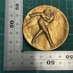 札幌オリンピック冬季大会 記念メダル　西村聖望デザイン 銅色メダル　1972年のサムネイル