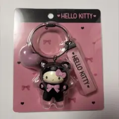 サンリオ　まっくろあにまるず　ハローキティ　キティ　キーホルダー