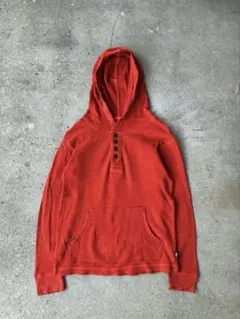 old gap ヘンリーネック フーデットサーマルt